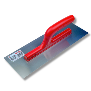 Гладилка штукатурная 35 см Smart Plaster Trowel, нержавеющая сталь, красная (155)