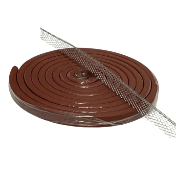 Комплект шнур 15х25 мм бентонітовий 40 м.п. + 40 м.п. кріпильна сітка для гідроізоляції робочих швів